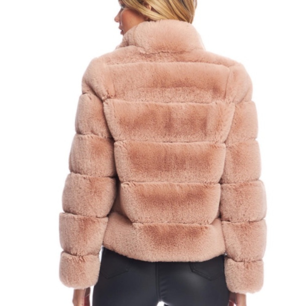Heartloom Blush Faux Fur Posh Jacket - Picture 5 of 16